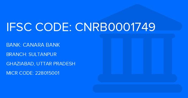 Canara Bank Sultanpur Branch IFSC Code