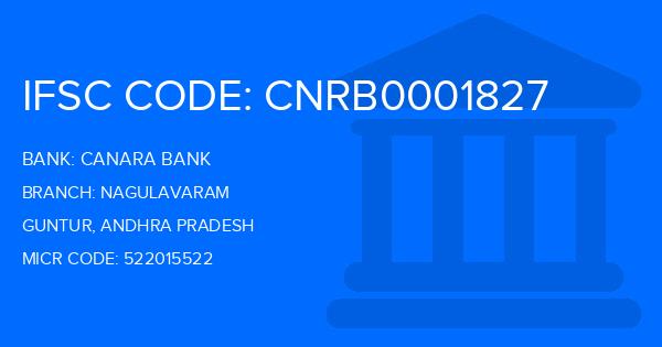 Canara Bank Nagulavaram Branch IFSC Code