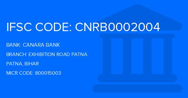Canara Bank Exhibition Road Patna Branch IFSC Code