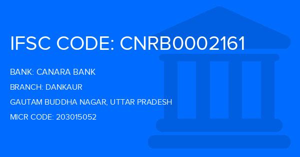 Canara Bank Dankaur Branch IFSC Code