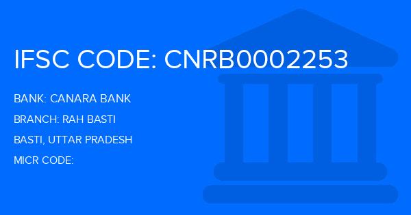 Canara Bank Rah Basti Branch IFSC Code