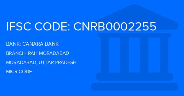 Canara Bank Rah Moradabad Branch IFSC Code