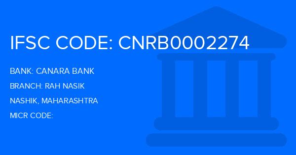 Canara Bank Rah Nasik Branch IFSC Code