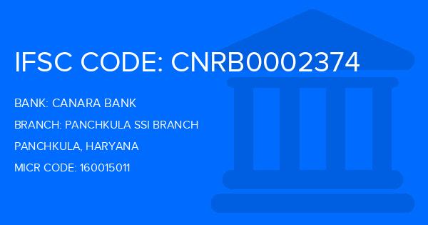 Canara Bank Panchkula Ssi Branch