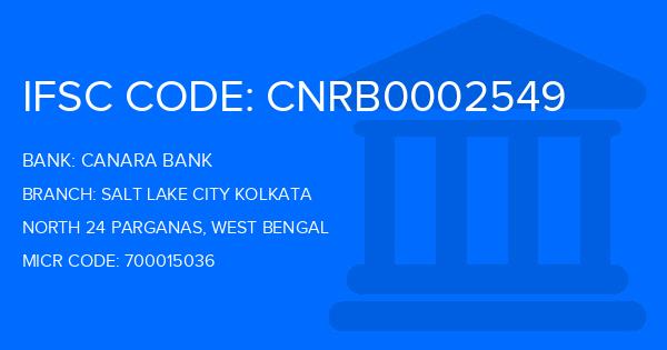 Canara Bank Salt Lake City Kolkata Branch IFSC Code