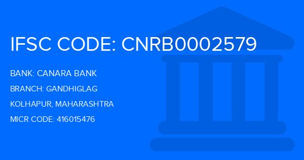 Canara Bank Gandhiglag Branch IFSC Code
