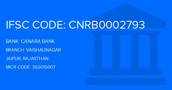 Canara Bank Vaishalinagar Branch IFSC Code