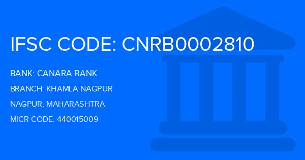 Canara Bank Khamla Nagpur Branch IFSC Code