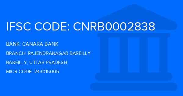 Canara Bank Rajendranagar Bareilly Branch IFSC Code