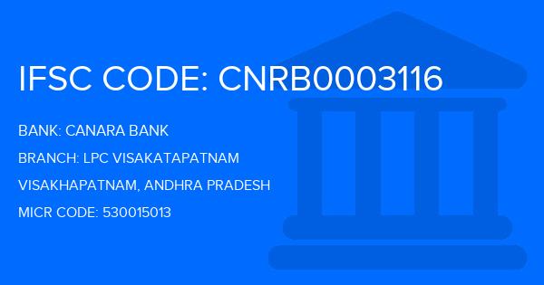 Canara Bank Lpc Visakatapatnam Branch IFSC Code