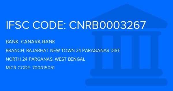 Canara Bank Rajarhat New Town 24 Paraganas Dist Branch IFSC Code