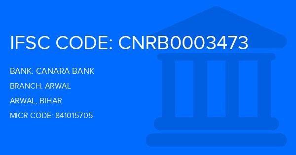 Canara Bank Arwal Branch IFSC Code