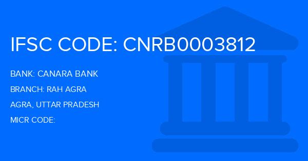 Canara Bank Rah Agra Branch IFSC Code