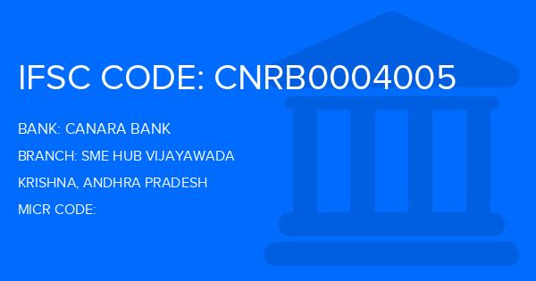 Canara Bank Sme Hub Vijayawada Branch IFSC Code