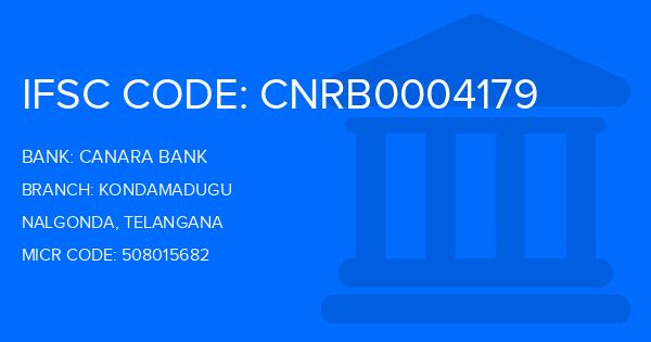 Canara Bank Kondamadugu Branch IFSC Code