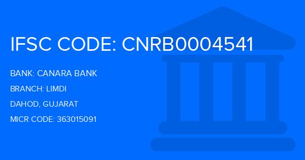 Canara Bank Limdi Branch IFSC Code