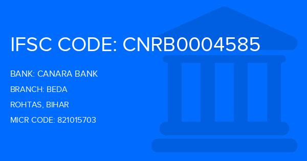 Canara Bank Beda Branch IFSC Code
