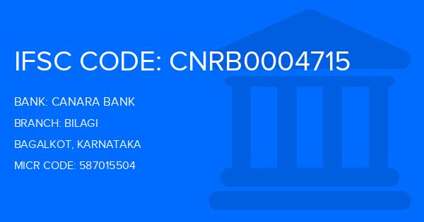 Canara Bank Bilagi Branch IFSC Code