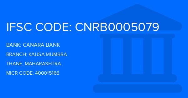 Canara Bank Kausa Mumbra Branch IFSC Code