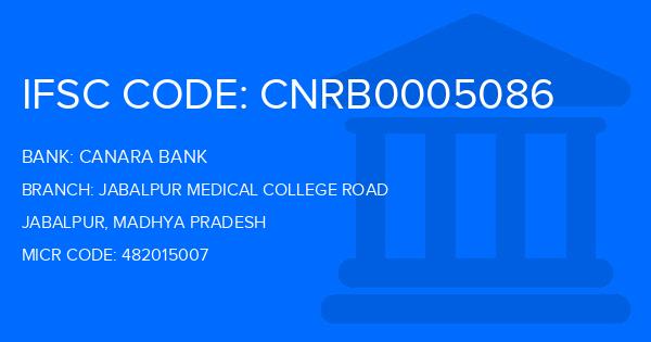 Canara Bank Jabalpur Medical College Road Branch IFSC Code