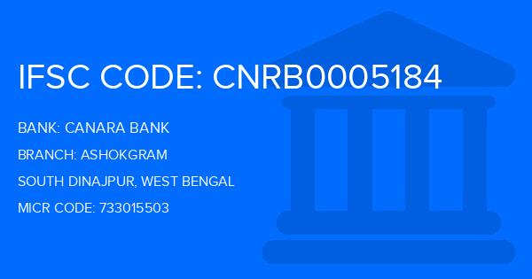 Canara Bank Ashokgram Branch IFSC Code