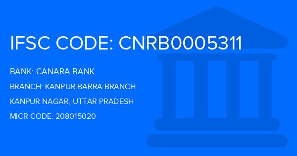 Canara Bank Kanpur Barra Branch