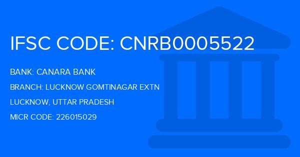 Canara Bank Lucknow Gomtinagar Extn Branch IFSC Code