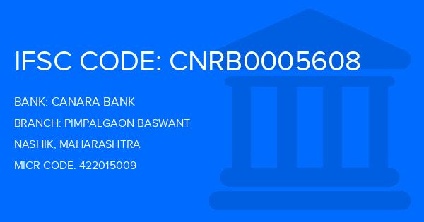 Canara Bank Pimpalgaon Baswant Branch IFSC Code