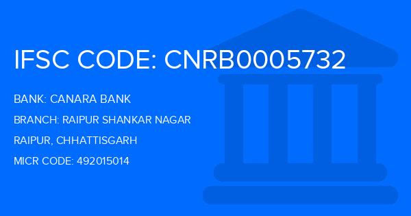 Canara Bank Raipur Shankar Nagar Branch IFSC Code
