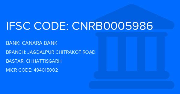 Canara Bank Jagdalpur Chitrakot Road Branch IFSC Code