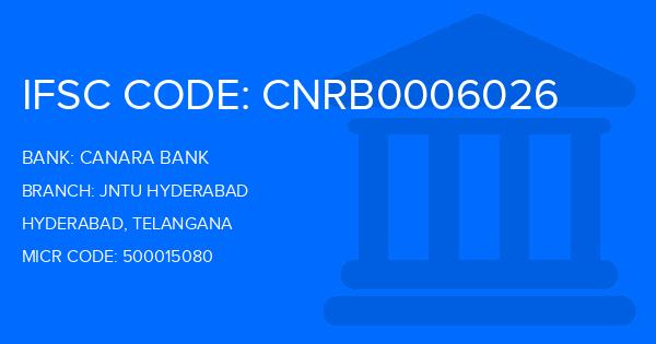 Canara Bank Jntu Hyderabad Branch IFSC Code