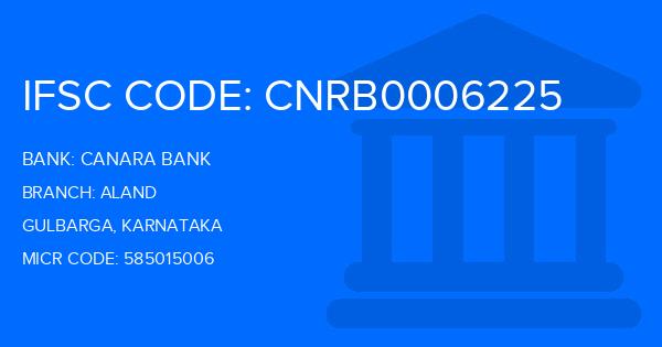 Canara Bank Aland Branch IFSC Code