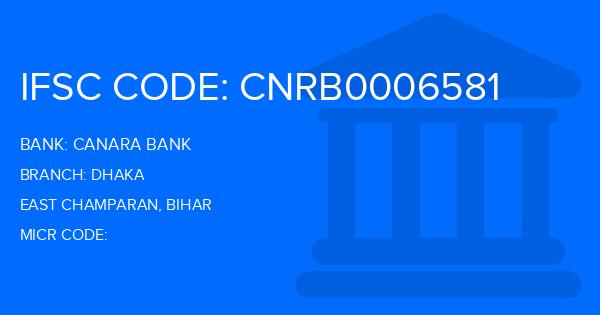 Canara Bank Dhaka Branch IFSC Code