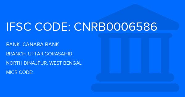 Canara Bank Uttar Gorasahid Branch IFSC Code
