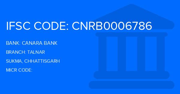 Canara Bank Talnar Branch IFSC Code