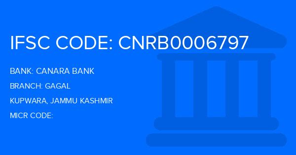 Canara Bank Gagal Branch IFSC Code