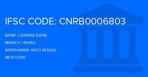 Canara Bank Ukhra Branch IFSC Code