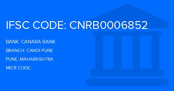 Canara Bank Candi Pune Branch IFSC Code