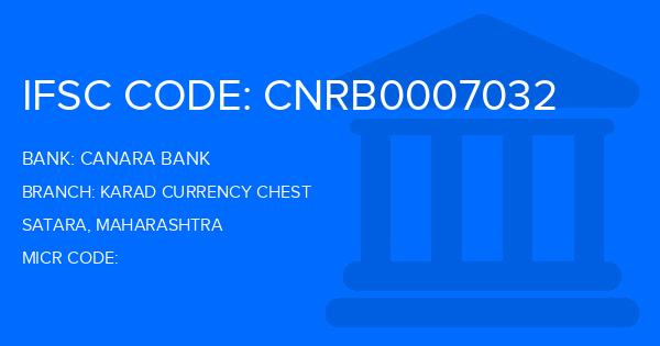 Canara Bank Karad Currency Chest Branch IFSC Code