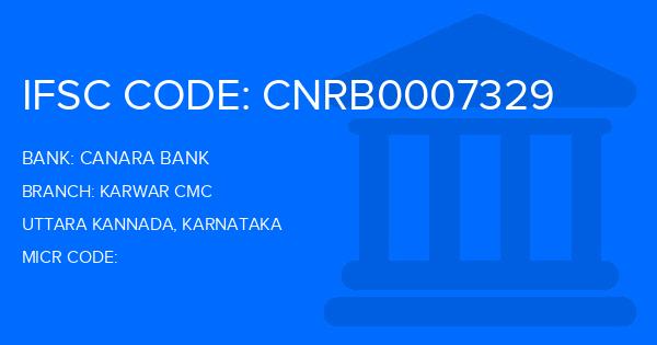 Canara Bank Karwar Cmc Branch IFSC Code