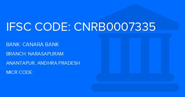 Canara Bank Narasapuram Branch IFSC Code