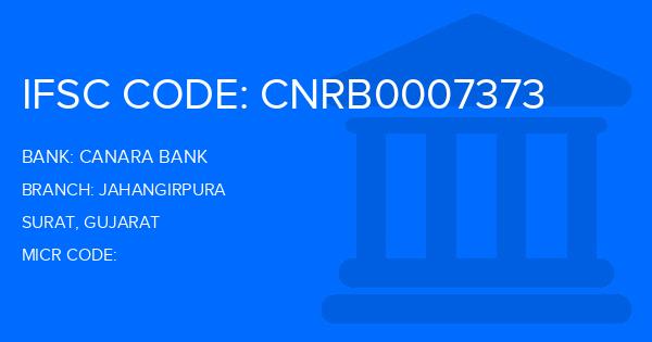 Canara Bank Jahangirpura Branch IFSC Code