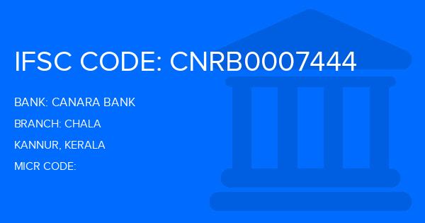 Canara Bank Chala Branch IFSC Code