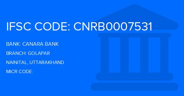 Canara Bank Golapar Branch IFSC Code