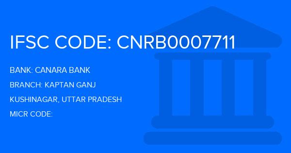 Canara Bank Kaptan Ganj Branch IFSC Code