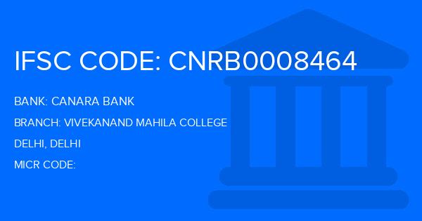 Canara Bank Vivekanand Mahila College Branch IFSC Code