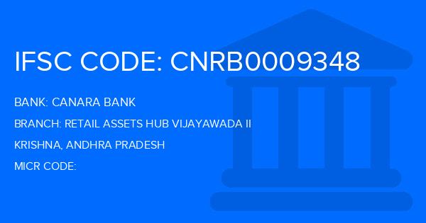 Canara Bank Retail Assets Hub Vijayawada Ii Branch IFSC Code