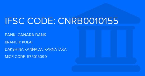 Canara Bank Kulai Branch IFSC Code