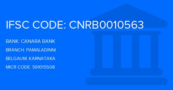 Canara Bank Pamaladinni Branch IFSC Code