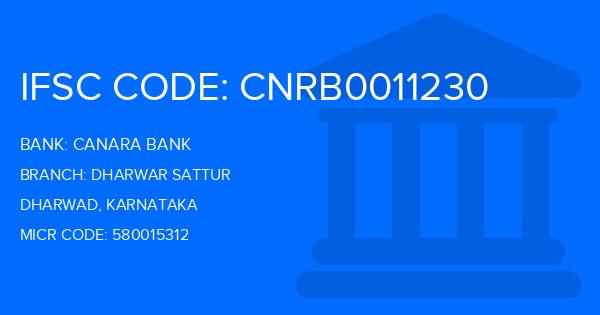 Canara Bank Dharwar Sattur Branch IFSC Code